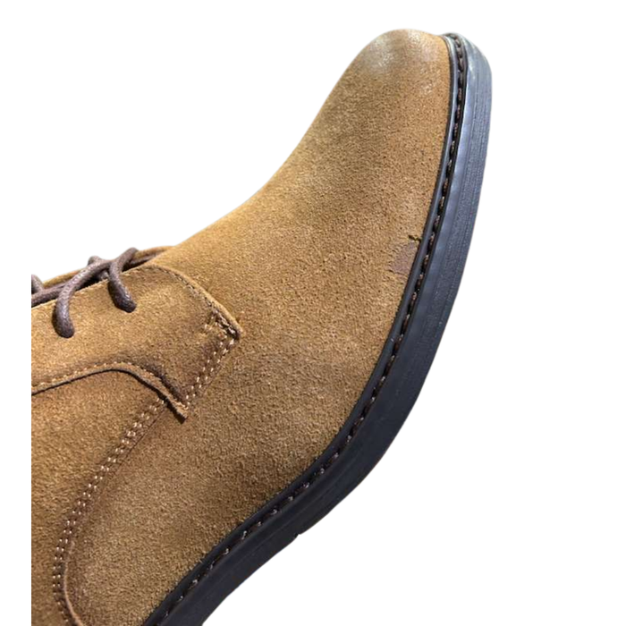 Cliffs Men's Wyatt Lace-Up Ankle Boot – Brown Suede