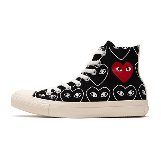 Converse Chuck Taylor All-Star 70 Hi Comme des Garcons Play All-Over Black