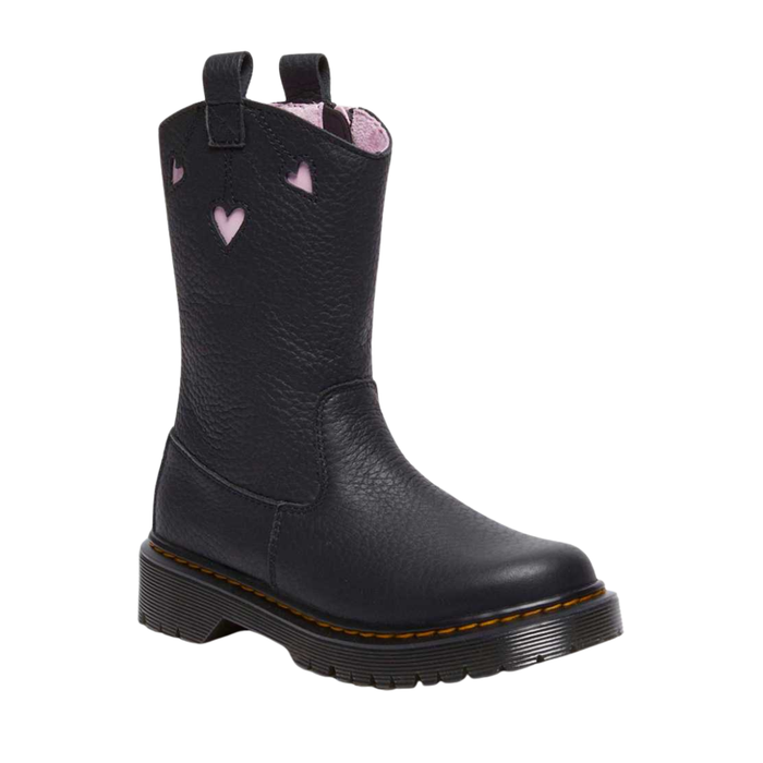 Dr. Martens Little Kids' Heart Nappa Patent Leather Boots – NJ004