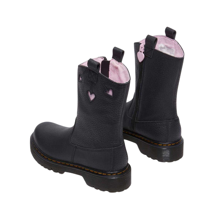 Dr. Martens Little Kids' Heart Nappa Patent Leather Boots – NJ004