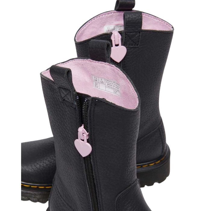 Dr. Martens Little Kids' Heart Nappa Patent Leather Boots – NJ004