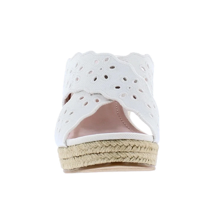 Draper James Emily Women’s Wedge Sandals White Floral 1784180