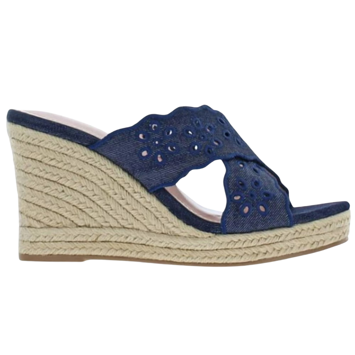 Draper James Emily Women’s Wedge Shoes Navy 1784180