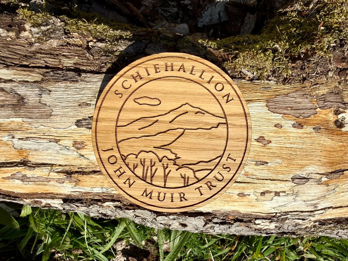 Engraved wooden coasters