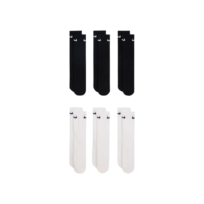 Nike Everyday Cushioned Training Crew Socks (6 Pairs) SX7666-900
