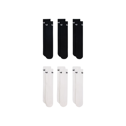 Nike Everyday Cushioned Training Crew Socks (6 Pairs) SX7666-900