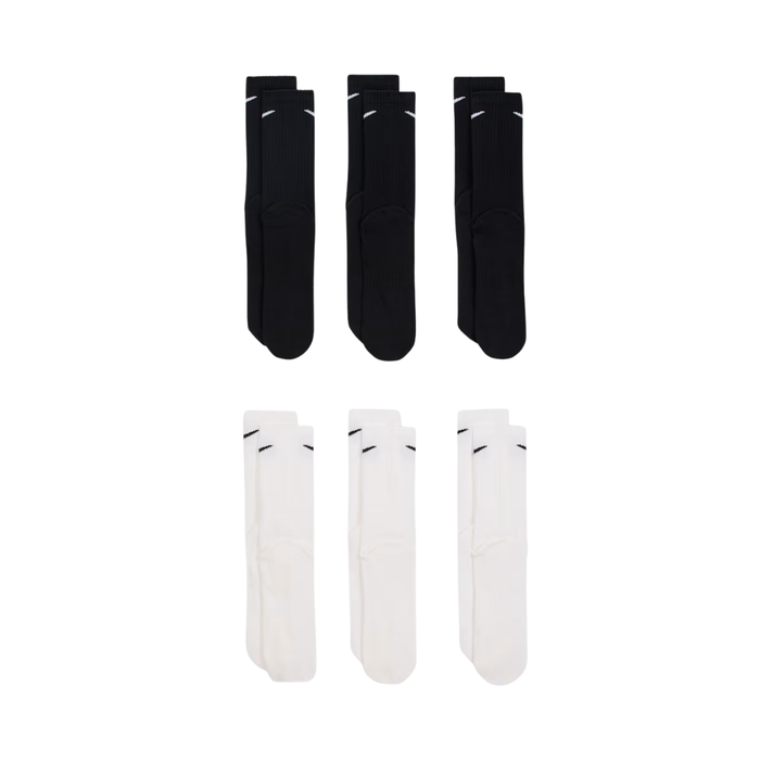 Nike Everyday Cushioned Training Crew Socks (6 Pairs) SX7666-900