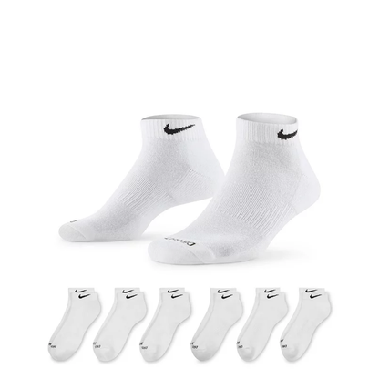Nike Everyday Plus Cushioned Low-Cut Training Socks 6 Pairs SX7666-900