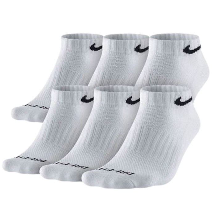 Nike Everyday Plus Cushioned Low-Cut Training Socks 6 Pairs SX7666-900