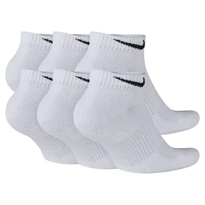 Nike Everyday Plus Cushioned Low-Cut Training Socks 6 Pairs SX7666-900