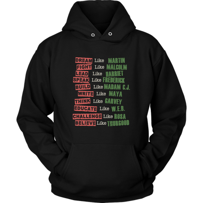 Fight Like Melanin Icons Hoodie
