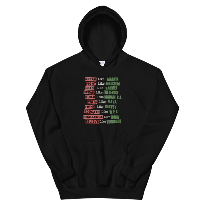 Fight Like Melanin Icons Hoodie