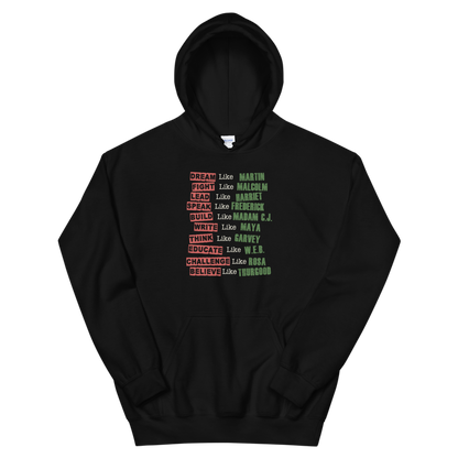 Fight Like Melanin Icons Hoodie