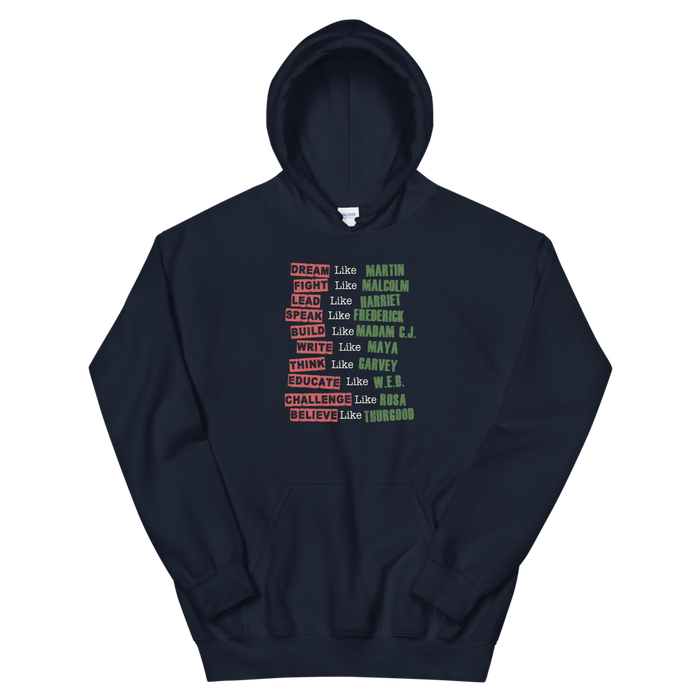 Fight Like Melanin Icons Hoodie