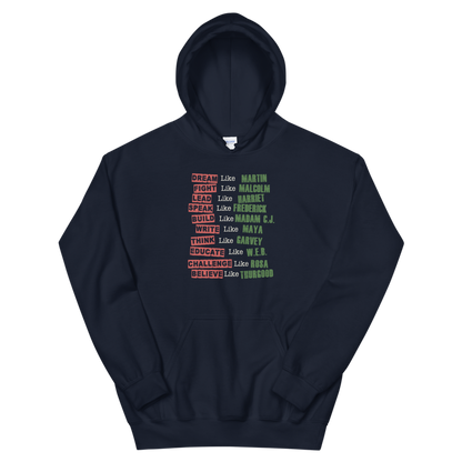 Fight Like Melanin Icons Hoodie