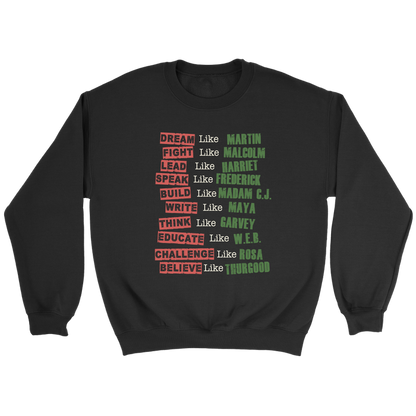 Fight Like Melanin Icons Sweatshirt