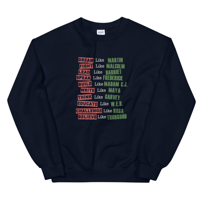 Fight Like Melanin Icons Sweatshirt