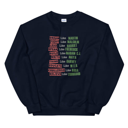 Fight Like Melanin Icons Sweatshirt