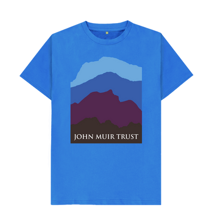 Bright Blue Four Mountains (Blue)