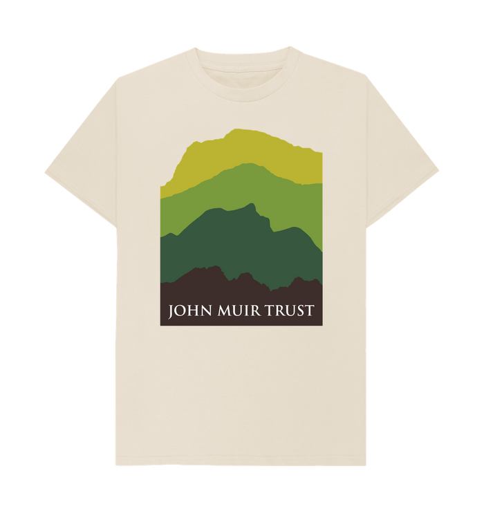Oat Four Mountains Men's T-shirt - Green v2