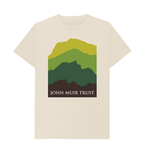 Oat Four Mountains Men's T-shirt - Green v2