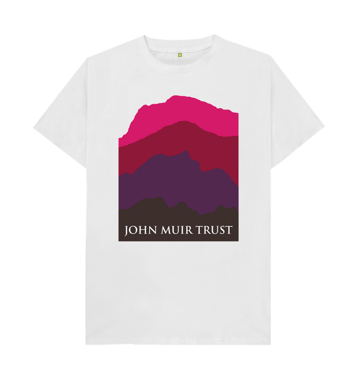White Four Mountains Men's T-shirt - Red v2