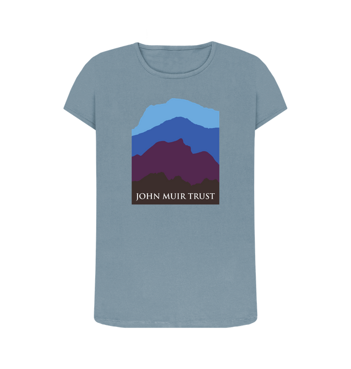 Stone Blue Four Mountains Women's T-shirt - Blue v2