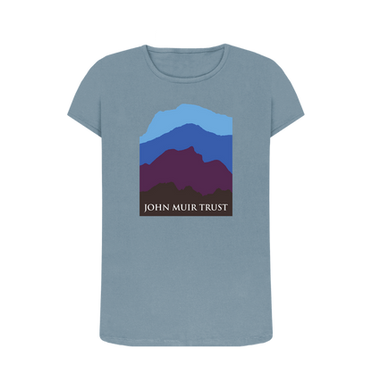 Stone Blue Four Mountains Women's T-shirt - Blue v2