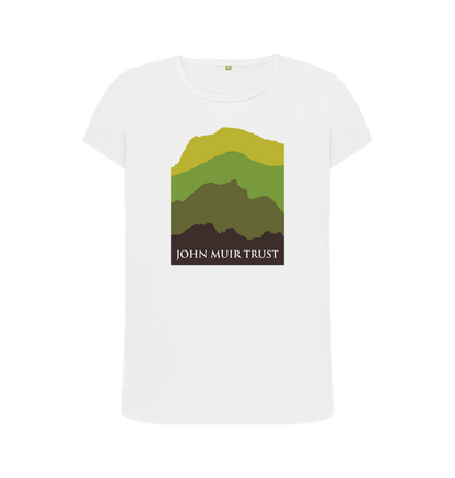 White Four Mountains Women's T-shirt - Green v2