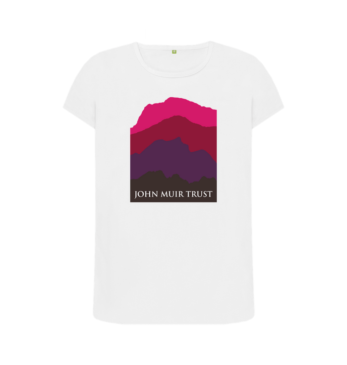 White Four Mountains Women's T-shirt - Red v2