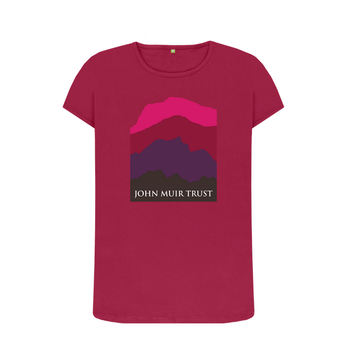 Cherry Four Mountains Women's T-shirt - Red v2