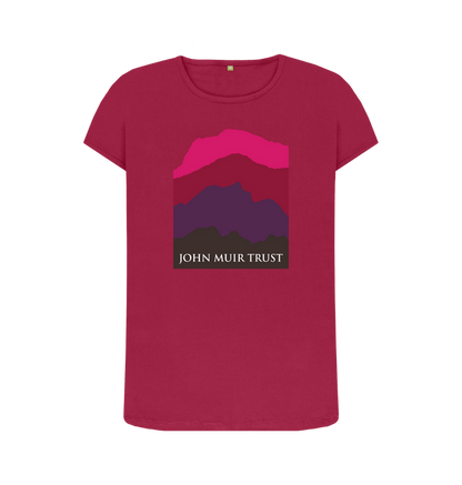 Cherry Four Mountains Women's T-shirt - Red v2