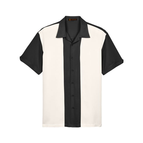 Harriton Men’s Two-Tone Camp Shirt – M575