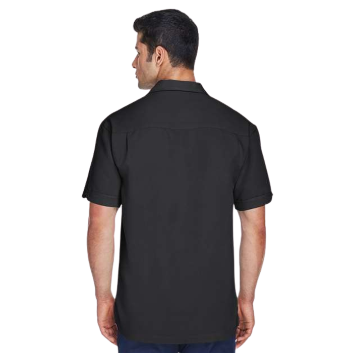 Harriton Men’s Two-Tone Camp Shirt – M575