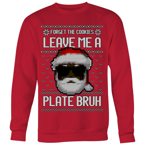 Holiday Sweatshirt - Black Santa