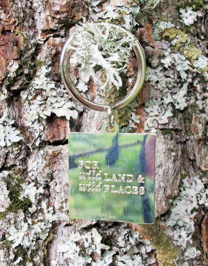 John Muir Trust Logo Enamel Keyring