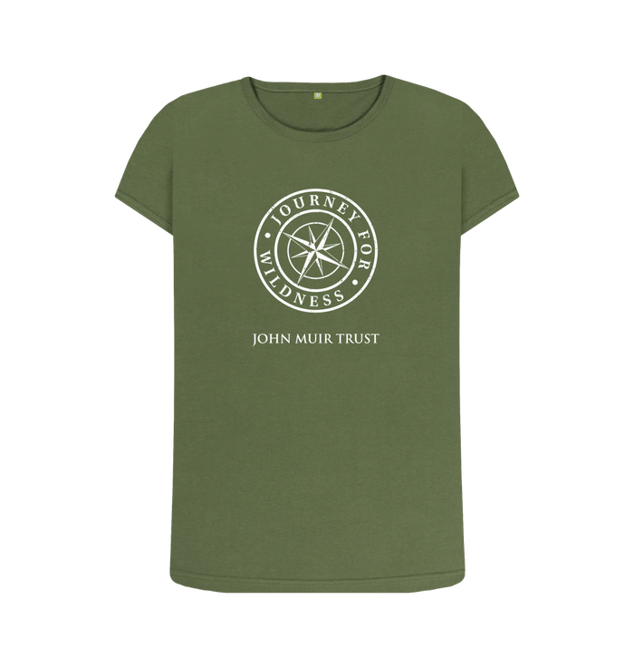 Khaki Journey For Wildness Women's T-Shirt (branded)