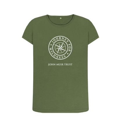 Khaki Journey For Wildness Women's T-Shirt (branded)