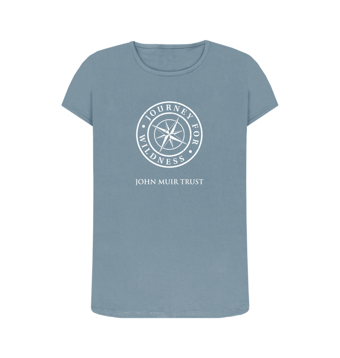 Stone Blue Journey For Wildness Women's T-Shirt (branded)