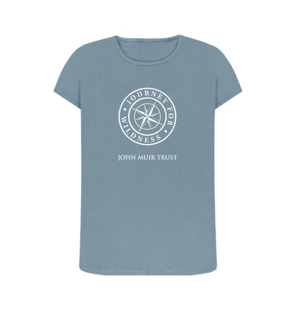 Stone Blue Journey For Wildness Women's T-Shirt (branded)