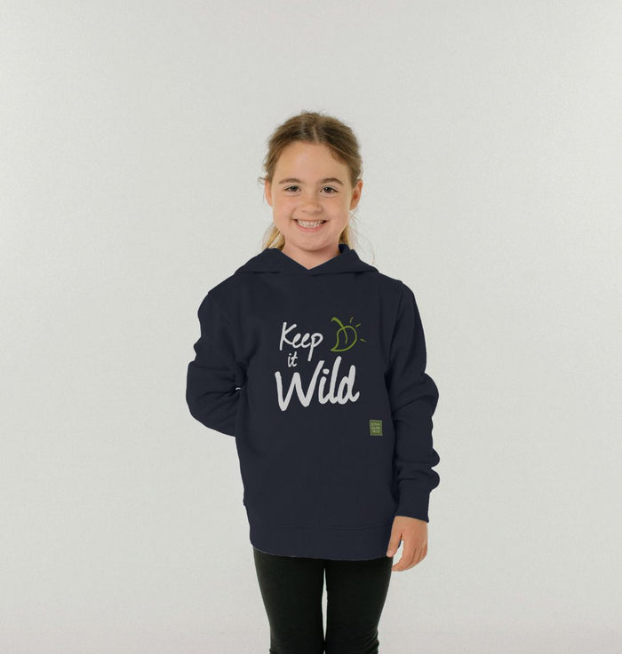 Keep it Wild Kid's Hoodie - Leaf