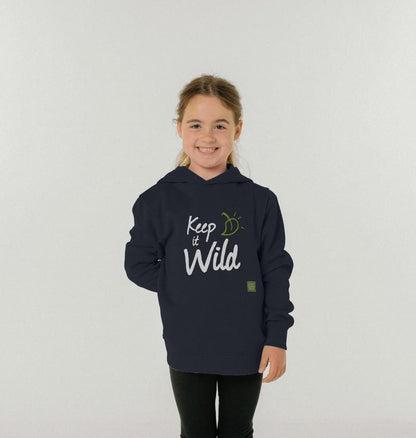 Keep it Wild Kid's Hoodie - Leaf