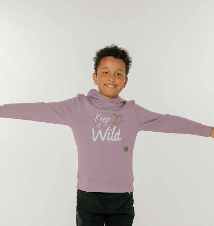 Keep it Wild Kid's Hoodie - Leaf