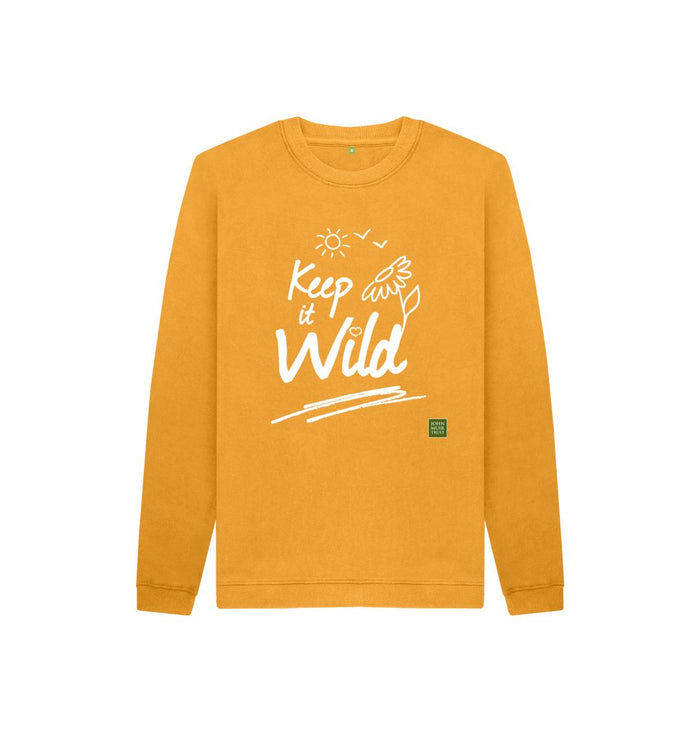 Mustard Keep it Wild Kid's Jumper - Sun