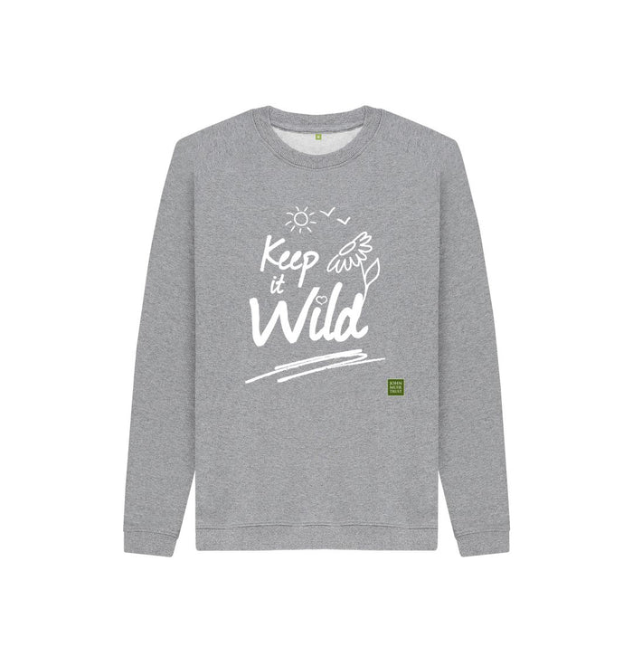 Athletic Grey Keep it Wild Kid's Jumper - Sun