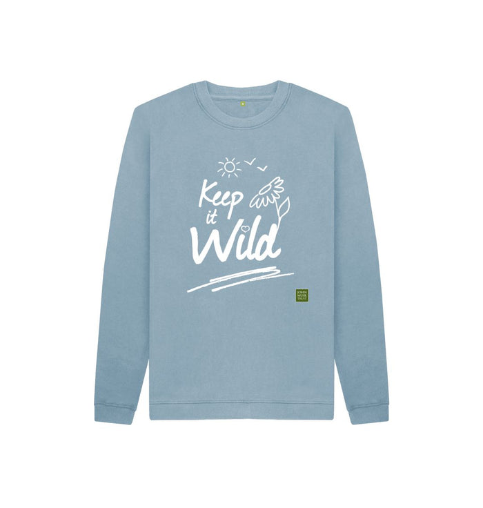 Stone Blue Keep it Wild Kid's Jumper - Sun