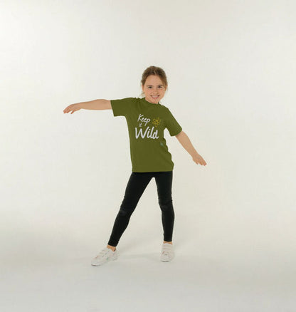 Keep it Wild Kid's T-shirt - Daisy
