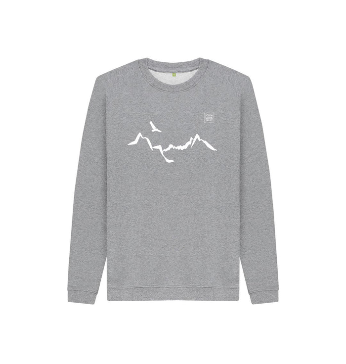 Athletic Grey Ladhar Bheinn Kid's jumper - White