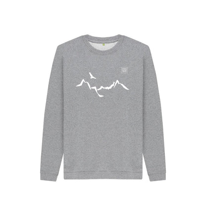 Athletic Grey Ladhar Bheinn Kid's jumper - White