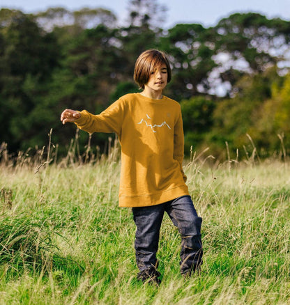 Ladhar Bheinn Kid's jumper - White